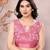 Satin Patta Saree With Beautiful Digital Print In Moss Silk With Blouse