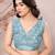 Satin Patta Saree With Beautiful Digital Print In Moss Silk With Blouse