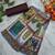 Multi Color Print And Aari ,Real Mirror Work Silk Saree