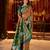Light copper cotton silk zari woven saree with contrast blouse piece