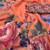 Orange Color Sequins And handwork Georgette  Saree