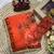 Orange Color Sequins And handwork Georgette  Saree