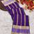 Women's stunning purple soft silk Faux banarasi full zari work saree with blouse piece