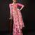 Pink Color  Digital Print and zari dori Embroidered Work Silk Saree.