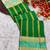 Women's stunning green soft silk Faux banarasi full zari work saree with blouse piece