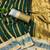 Women's stunning dark green soft silk Faux banarasi full zari work saree with blouse piece