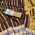 Women's stunning brown soft silk Faux banarasi full zari work saree with blouse piece