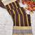 Women's stunning brown soft silk Faux banarasi full zari work saree with blouse piece