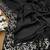 Black Color Sequence Embroidery work Rangoli silk Saree.