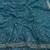 Blue Color  Beads Work with Cut work border Net Saree