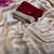 Cream Color Sequence  butti  Work Satin Saree