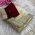 Cream Color Sequence  butti  Work Satin Saree