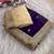 Purple Color Sequence  butti  Work Satin Saree