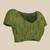 Green soft banarasi antique silk weaving saree with matching blouse piece