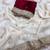White Color Sequence  butti  Work Satin Saree