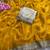 Yellow Color Sequence  butti  Work Satin Saree
