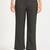 Women solid lavender regular fit mid-rise flat front trousers