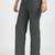 Women solid lavender regular fit mid-rise flat front trousers