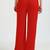 Women solid navy blue regular fit mid-rise flat front trousers