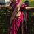 Pink color art silk blend sarees with blouse