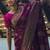Pink color art silk blend sarees with blouse