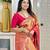Multy color art silk blend sarees with blouse