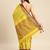 Light lemon cotton silk saree with unstitched blouse piece