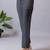 Women solid lavender regular fit mid-rise flat front trousers