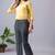 Women solid lavender regular fit mid-rise flat front trousers