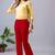 Women solid navy blue regular fit mid-rise flat front trousers