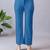 Women solid maroon regular fit mid-rise flat front trousers