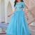 Sky designer readymade long kurti  with Embroidery Sequins-work