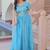 Sky designer readymade long kurti  with Embroidery Sequins-work