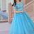 Sky designer readymade long kurti  with Embroidery Sequins-work