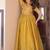 Yellow Designer Readymade Long Kurti With Embroidery Sequins Work