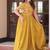 Yellow Designer Readymade Long Kurti With Embroidery Sequins Work