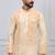 Gold ps viscose premium designer festive wear kurta trouser set