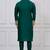 Green ps viscose premium designer festive wear kurta trouser set