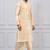 Gold ps viscose premium designer festive wear bengali dhoti kurta set