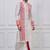 White ps viscose premium designer festive wear bengali dhoti kurta set