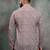 Brown color cotton print premium designer festive wear short kurta only