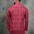 Pink color cotton print premium designer festive wear short kurta only