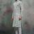 Green khadi-moubani print premium designer festive wear kurta pyjama set