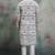 Grey khadi-moubani print premium designer festive wear kurta pyjama set