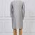Grey silk premium designer festive wear kurta pyjama set