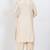 Beige viscose ps premium designer festive wear pathani set
