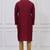 Maroon silk premium designer festive wear kurta pyjama set