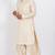 Beige viscose ps premium designer festive wear pathani set