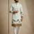 Multicolor mix cotton with schiffli work & digital print premium designer festive wear kurta trouser set