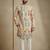 Multicolor mix cotton with schiffli work & digital print premium designer festive wear kurta trouser set